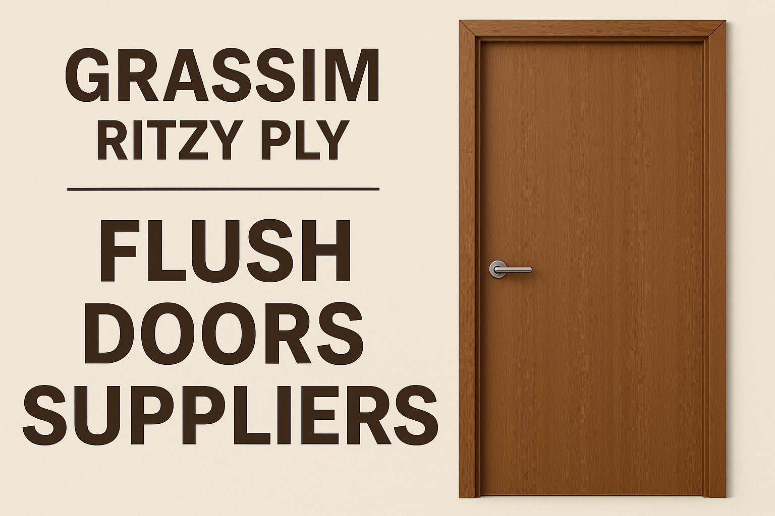 Flush Door Suppliers in India